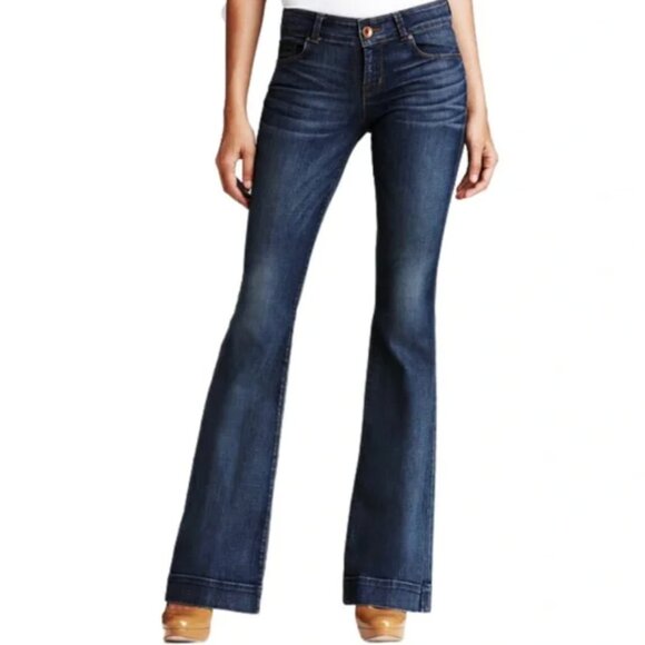 J Brand Denim - J Brand love story dark wash flare denim mid rise jeans 30